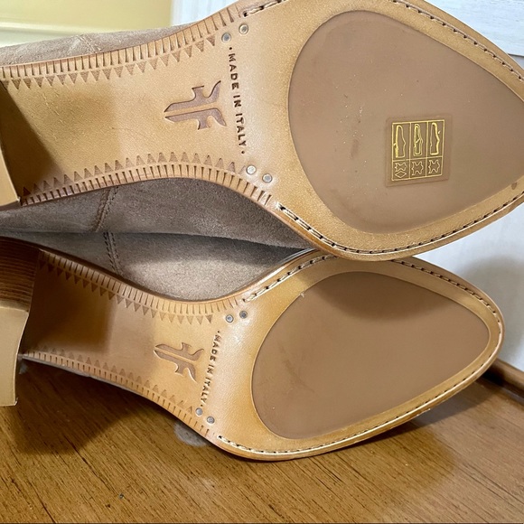 NWOT- Frye June Heeled Tall suede Boot - Picture 6 of 10